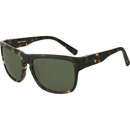 Vuarnet VL141200011121 Sunglasses Shiny Black Frame PX 3000 Grey Green Glass Lens 